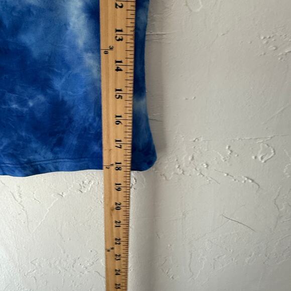 Rue21 Y2K Tie Dye Tank Top M Blue Sunburst Whimsigoth Charmed Vibes USA - Picture 6 of 6